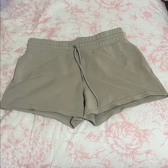 Velocity Women's Athletic Shorts in Tan - Picture 1 of 4